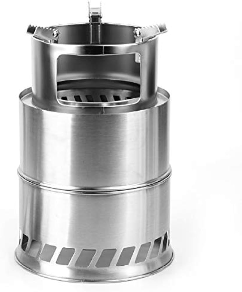 Amazon | ウッドストーブ 二次燃焼 大型 直径20cm キャンプストーブ